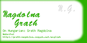 magdolna grath business card